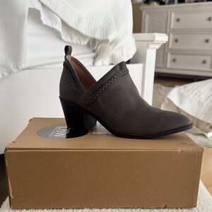 Journee Collection Dark Gray Ankle Booties